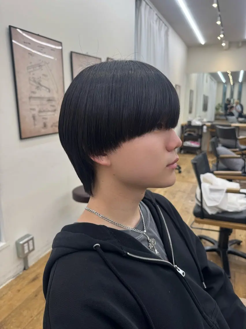 メンズ 縮毛矯正 山下 莉歩のヘアスタイル