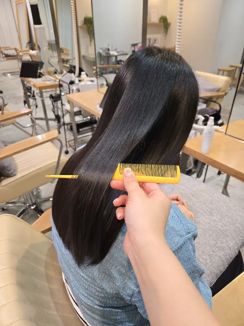梅雨前にぜひ‼️縮毛矯正 straight perm💫の写真