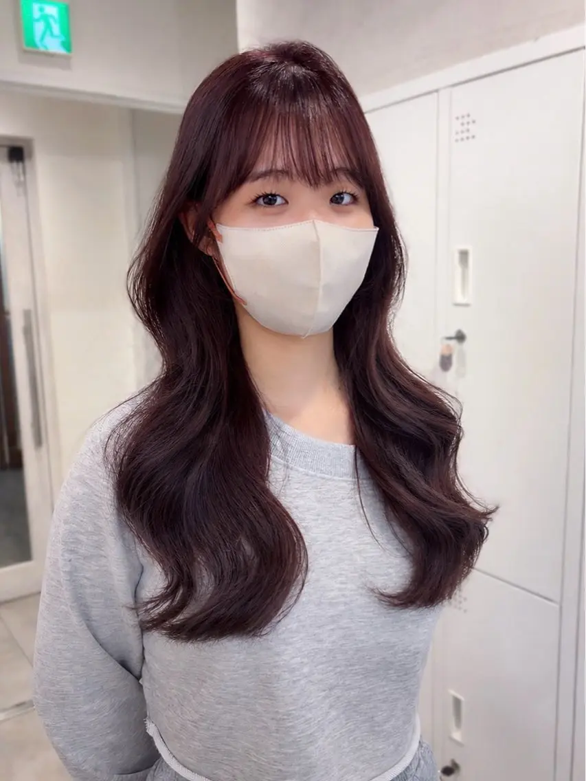 ロング カラー ヘアアレンジ ラベンダーカラー ピンクカラー ピンクラベンダー ヘアカラー ハイトーンモデル募集 / Ayaka🎀のヘアスタイル
