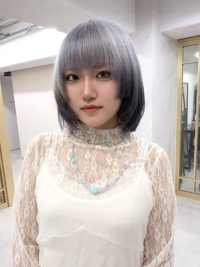 ミディアム カラー ヘアカラー トリートメント 🍀お悩み改善憧れの 美髪　小林風雅のヘアスタイル