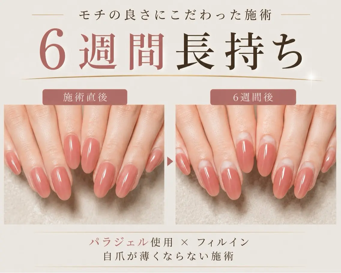 ネイル Viseo《6週間 長持ち/パラジェル》のネイルデザイン