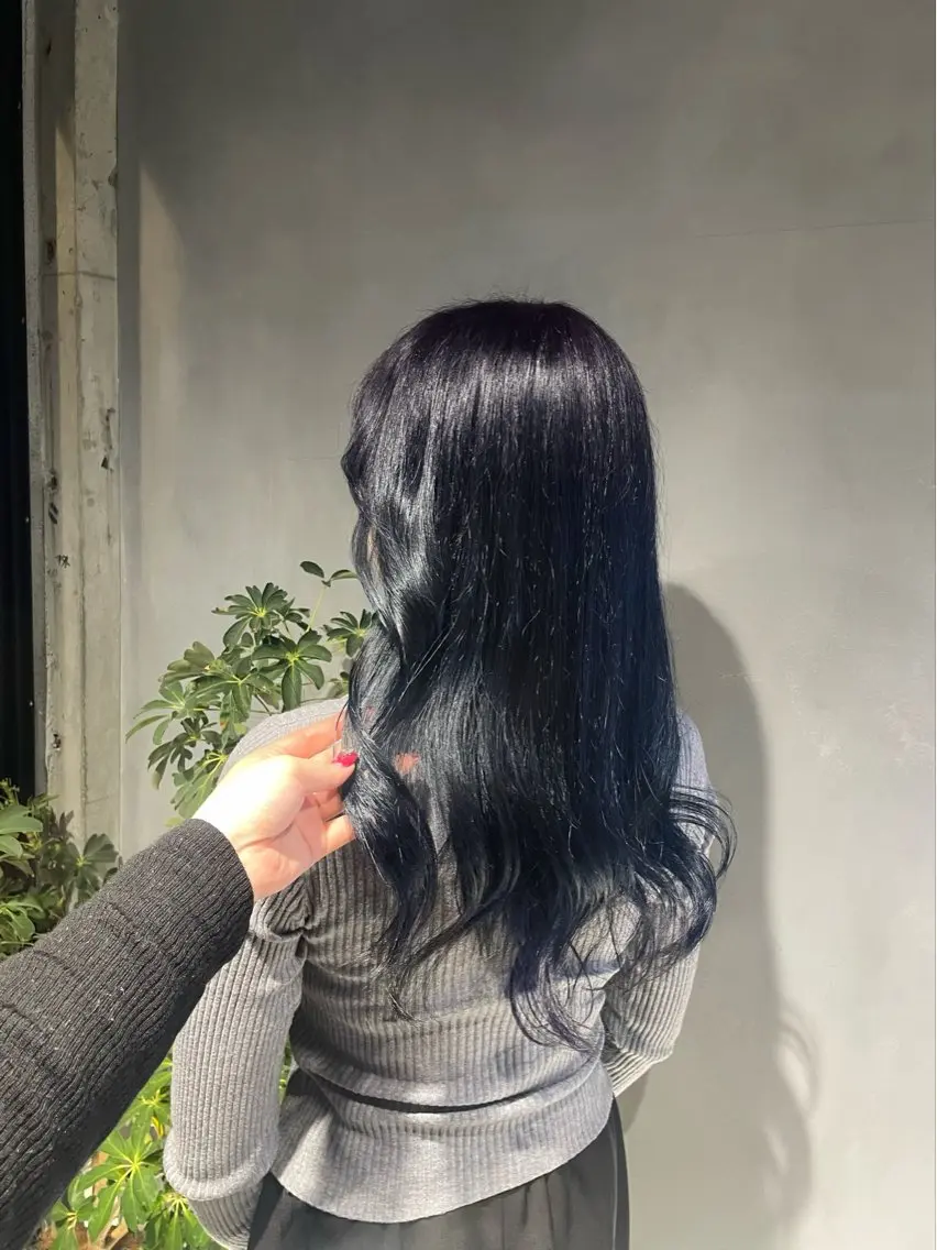 ロング カラー 透明感カラー ヘアカラー 暖色/ハイトーン/ カラー/HBLのヘアスタイル