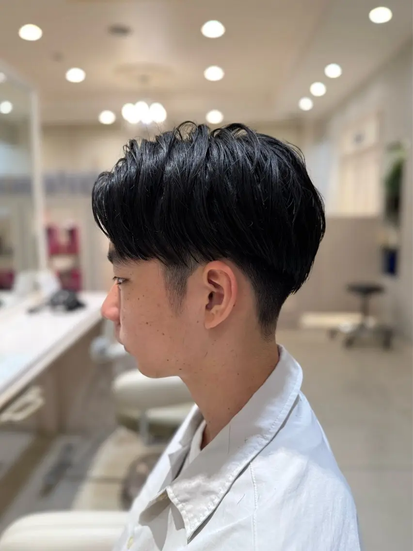 メンズ 🩰Ruka|透明感 カラー|メンズカットのヘアスタイル