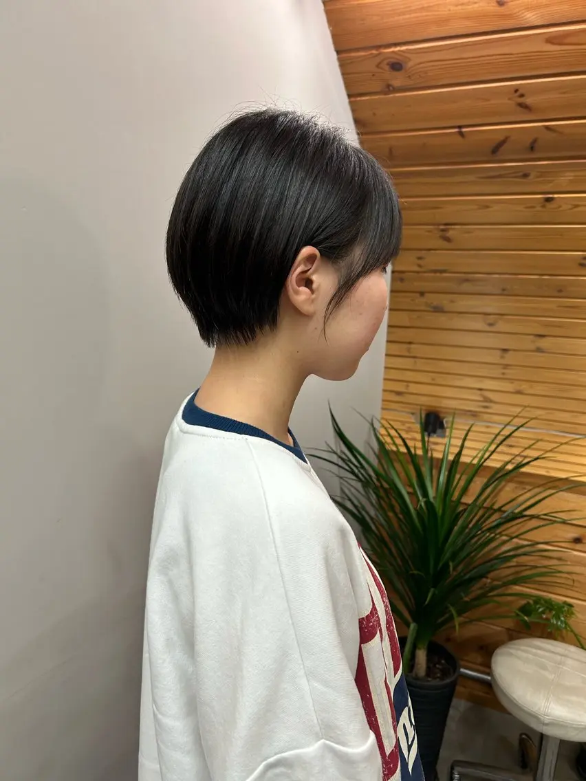 ショート ショートヘア ムナカタ アカリのヘアスタイル