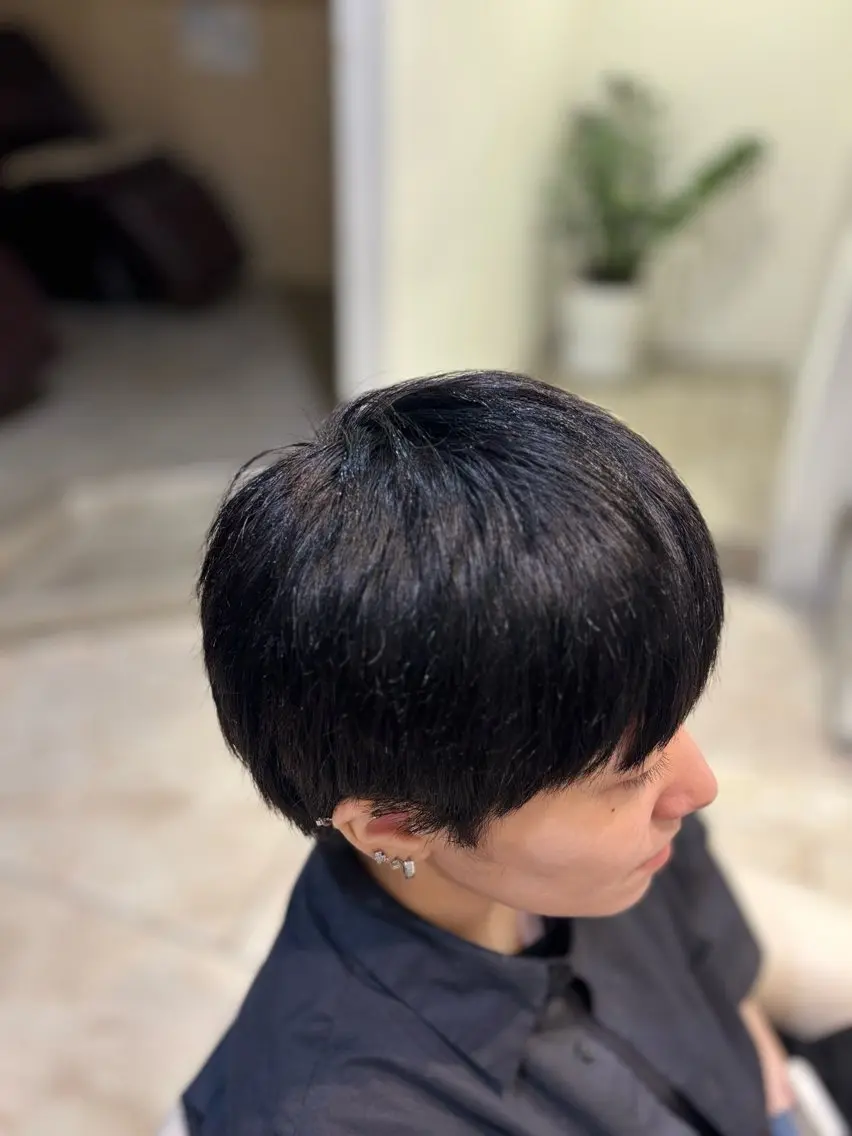ショート カラー ヘアカラー ナチュラルカラー/ ヘッドスパ/まゆ🐼のヘアスタイル