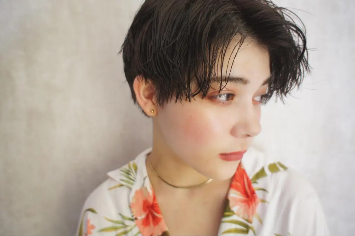 ショート カラー たまプラーザ駅 YAMATOのヘアスタイル
