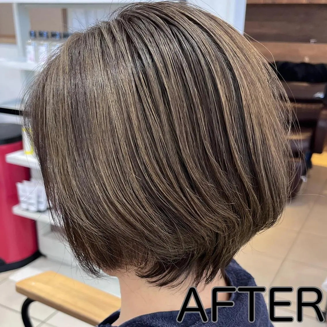 ショート アッシュ 卒業式のヘアスタイル ハイライト 長津 健一郎のヘアスタイル