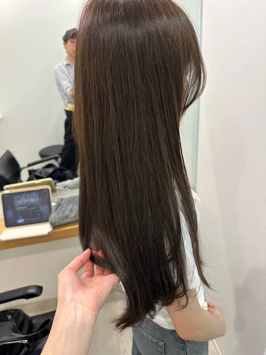 ロング カラー カット ヘアカラー トリートメント レイヤー/ヘアセット 💐nao.のヘアスタイル
