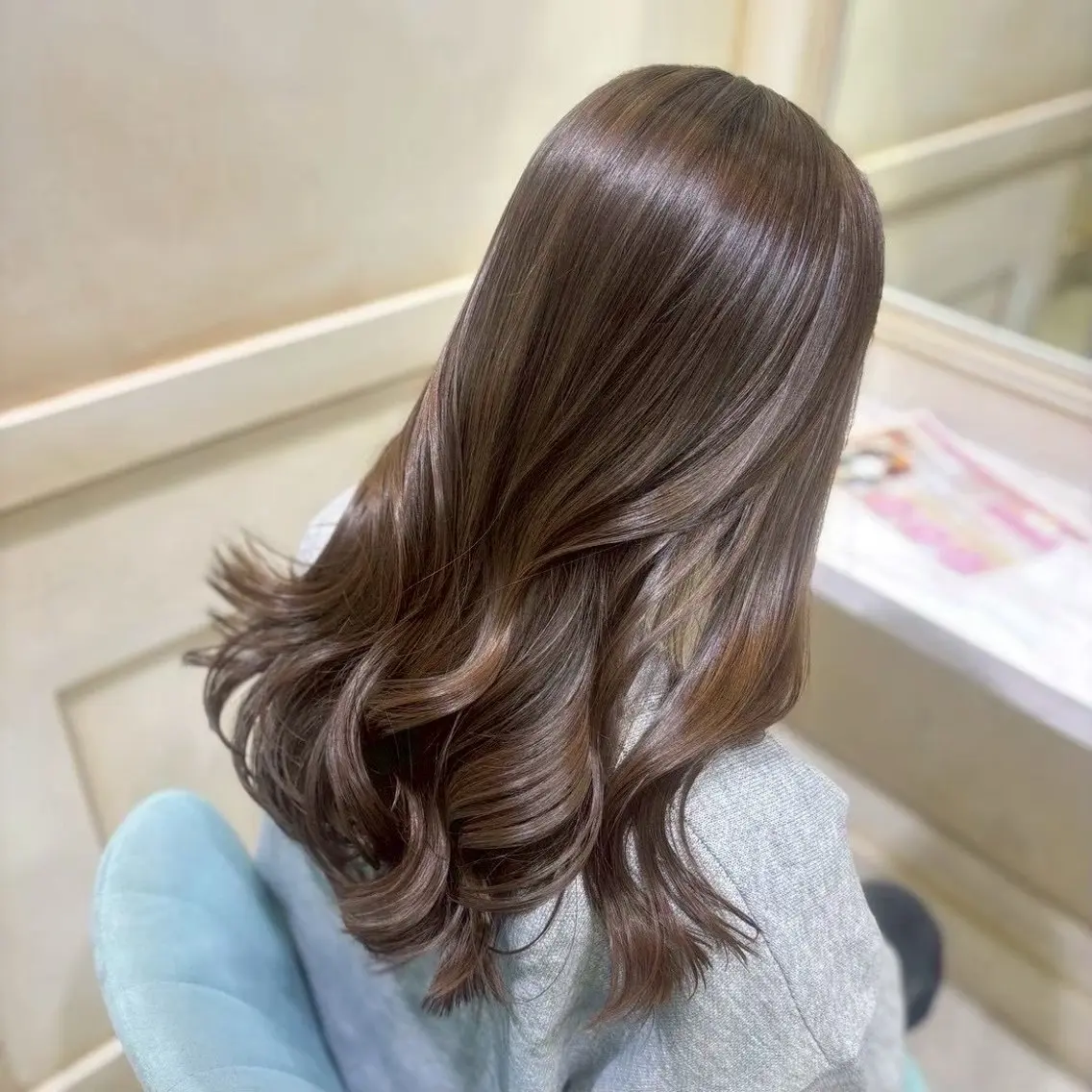 カラー ヘアカラー トリートメント 💙透明感艶カラー/ ゆうな💙のヘアスタイル