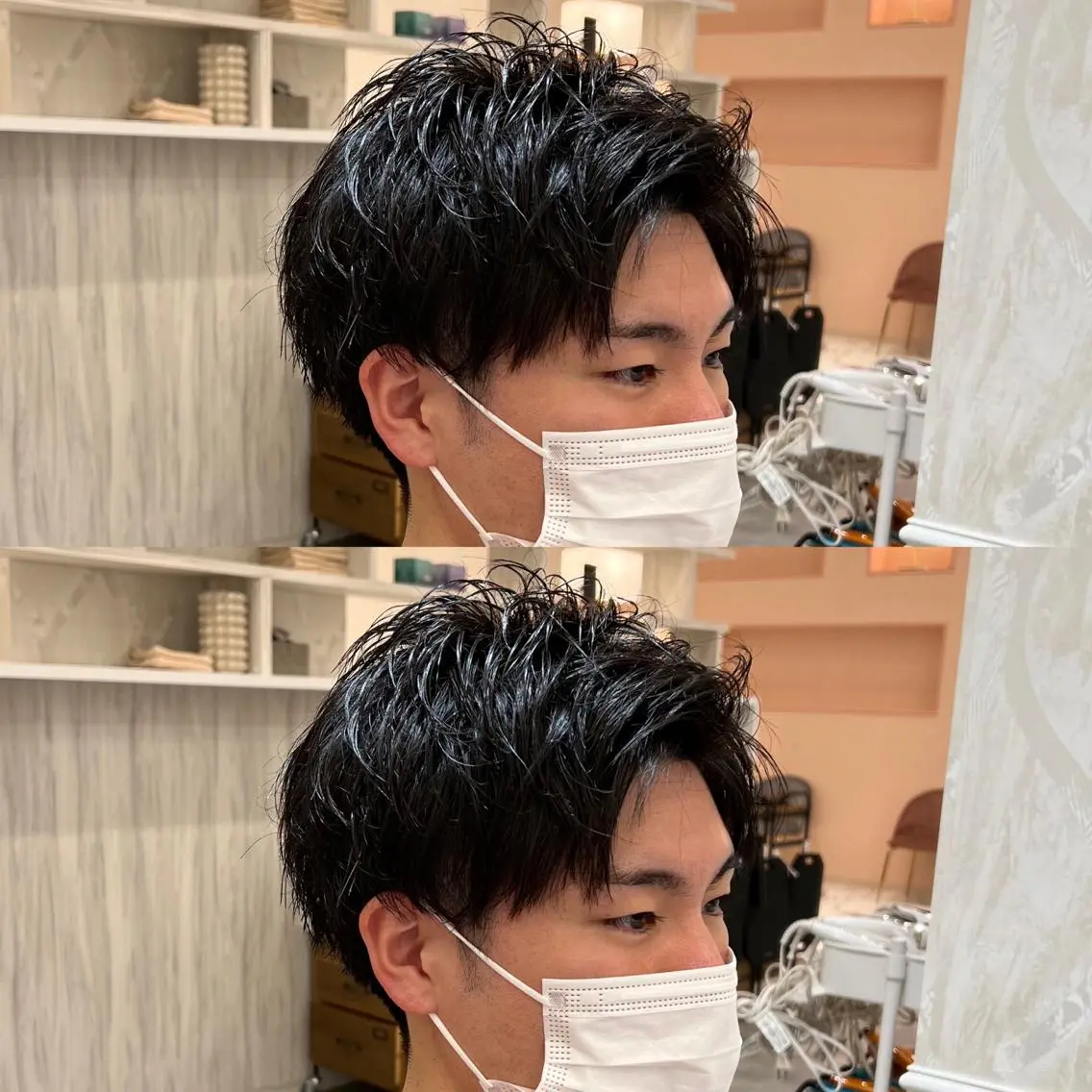 メンズ 梅田 カットモデル募集のヘアスタイル
