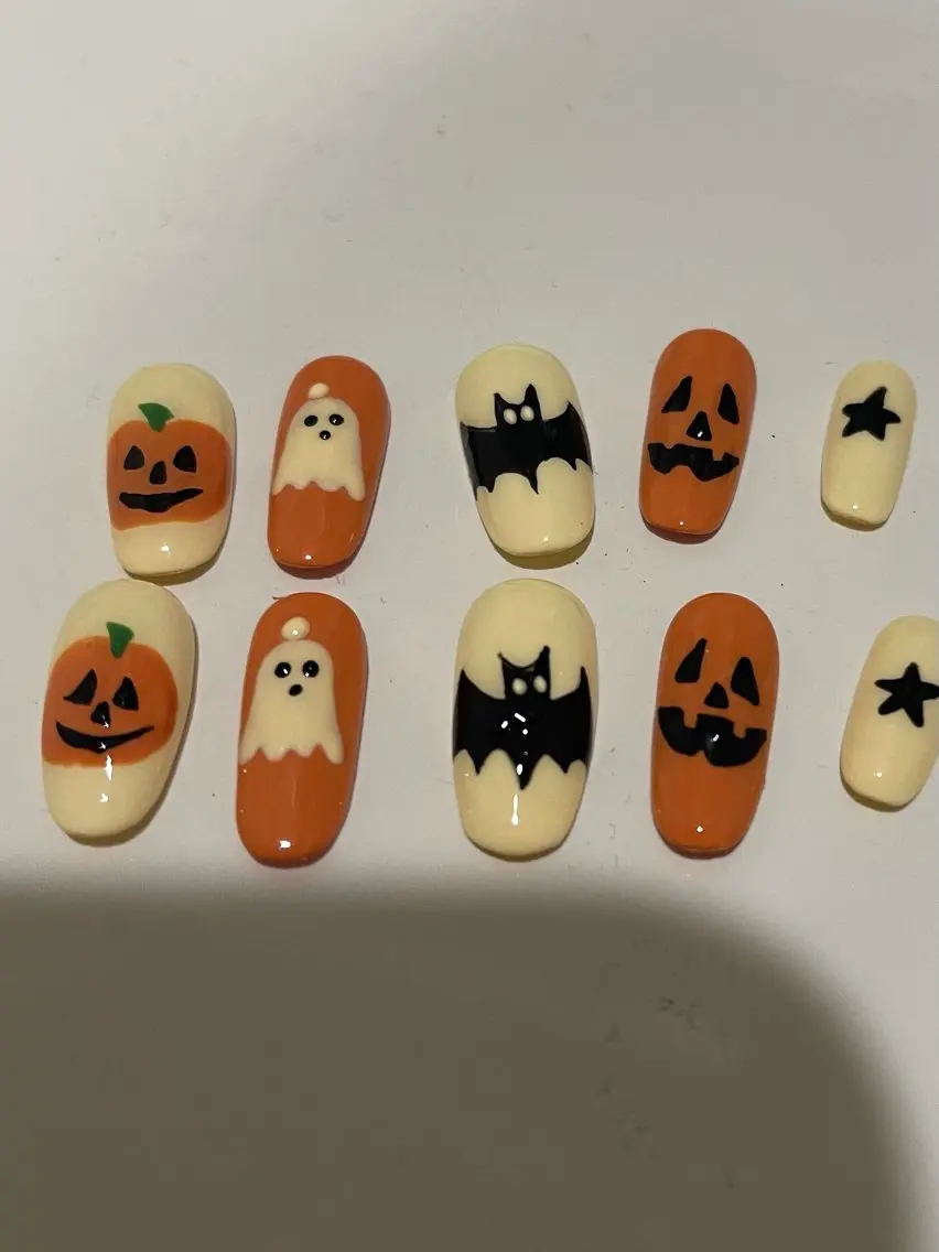 ネイル ハロウィン ユ ゆのネイルデザイン