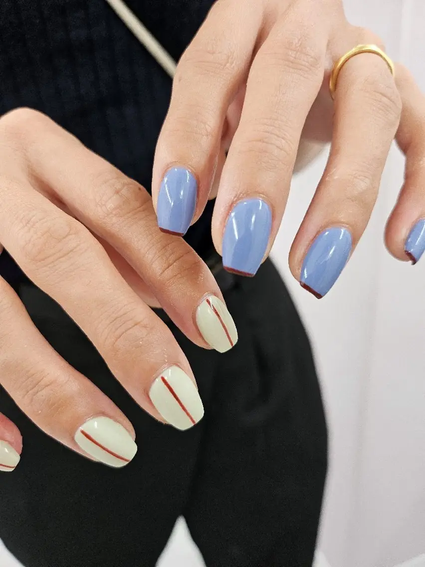 ネイル フレンチネイル ジェルネイル オフィスネイル パラジェル シンプルネイル puku nail 🌼kazu🌼のネイルデザイン