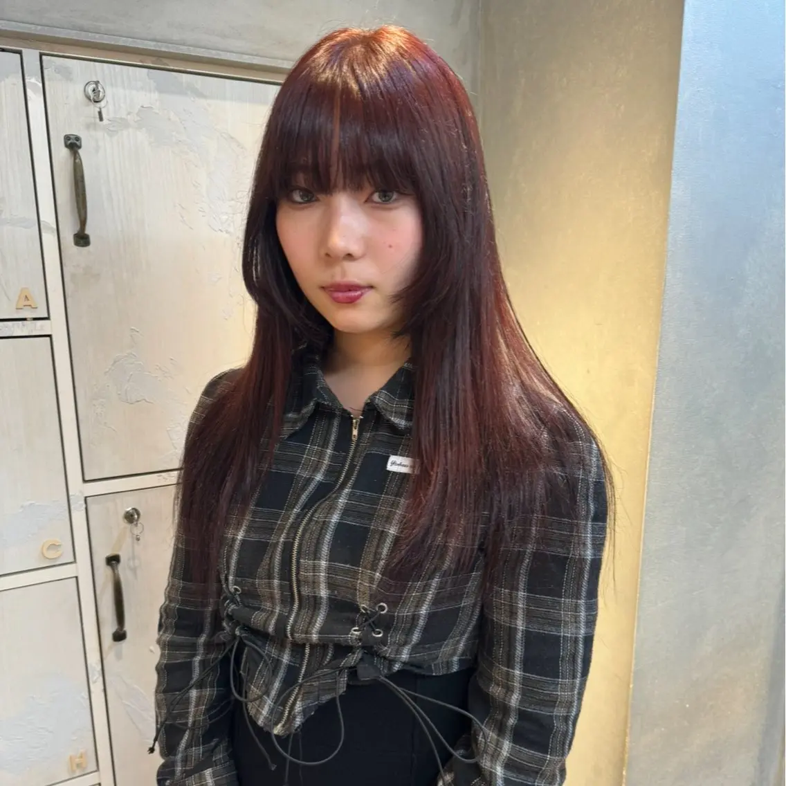 セミロング カラー 透明感カラー ☆akoのヘアスタイル
