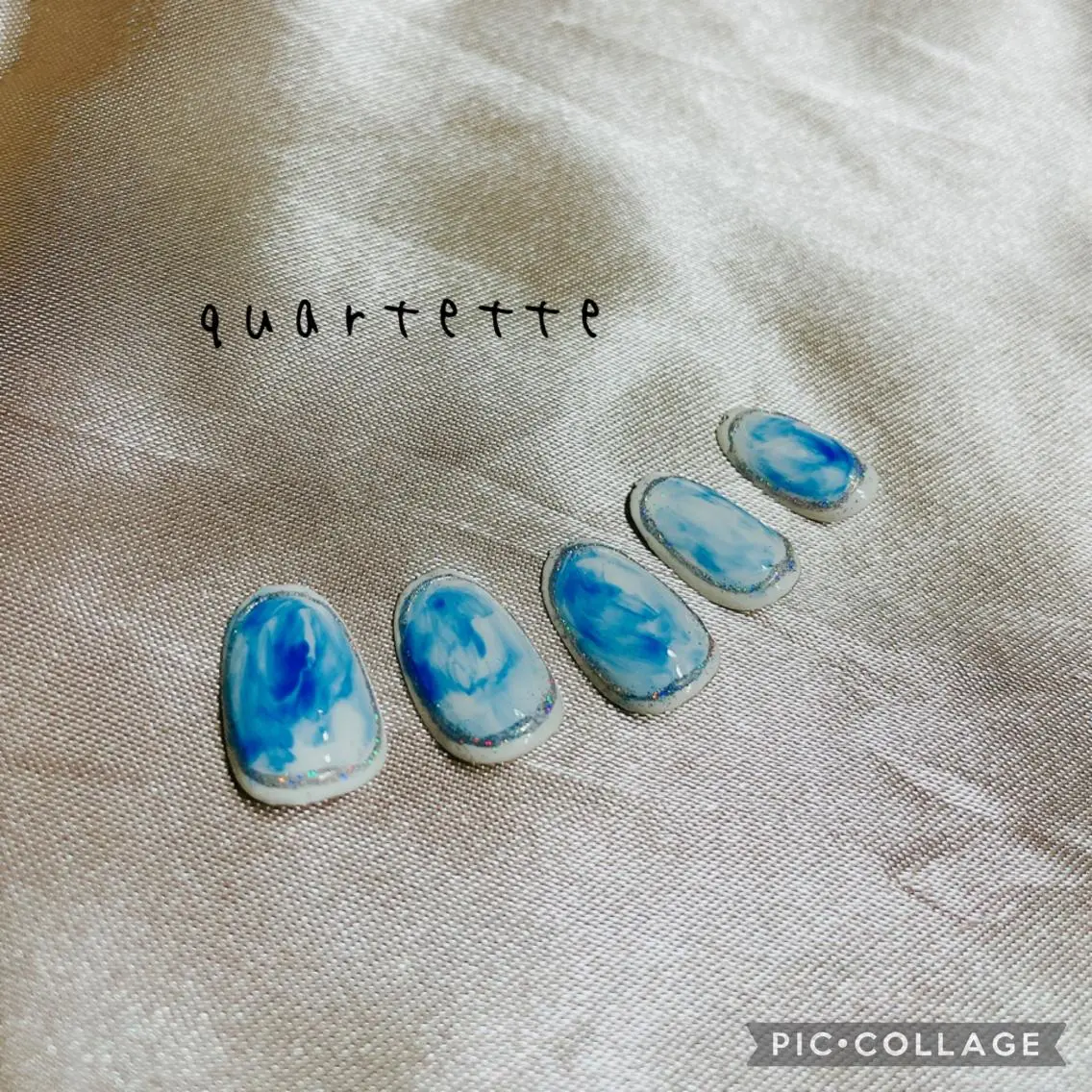 ネイル ブルー n. SAITOUのネイルデザイン