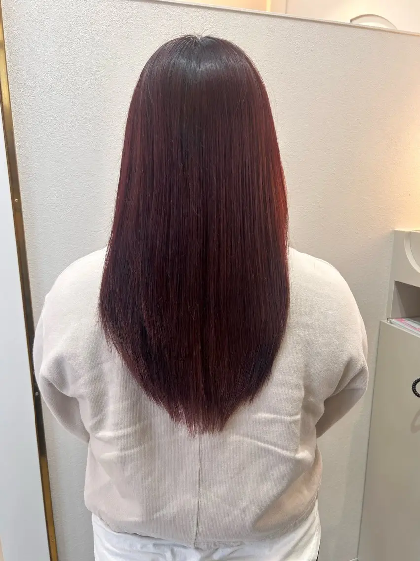カラー ブリーチ ブリーチなしカラー カット ヘアカラー roan宗像店 Megumiのヘアスタイル