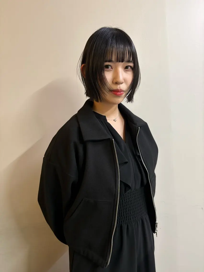 ショート ハイトーン レイヤー🎀meiのヘアスタイル