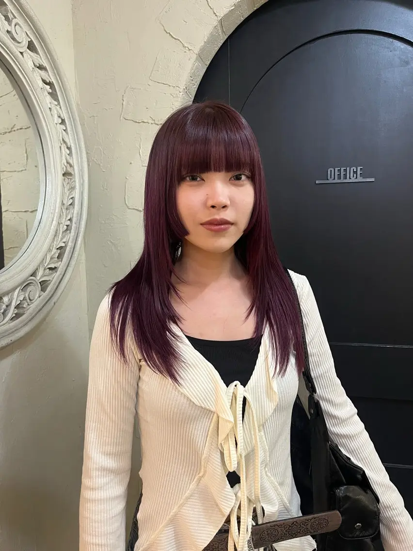 ブリーチなし💚ケアダブルカラー➕トリートメントの写真