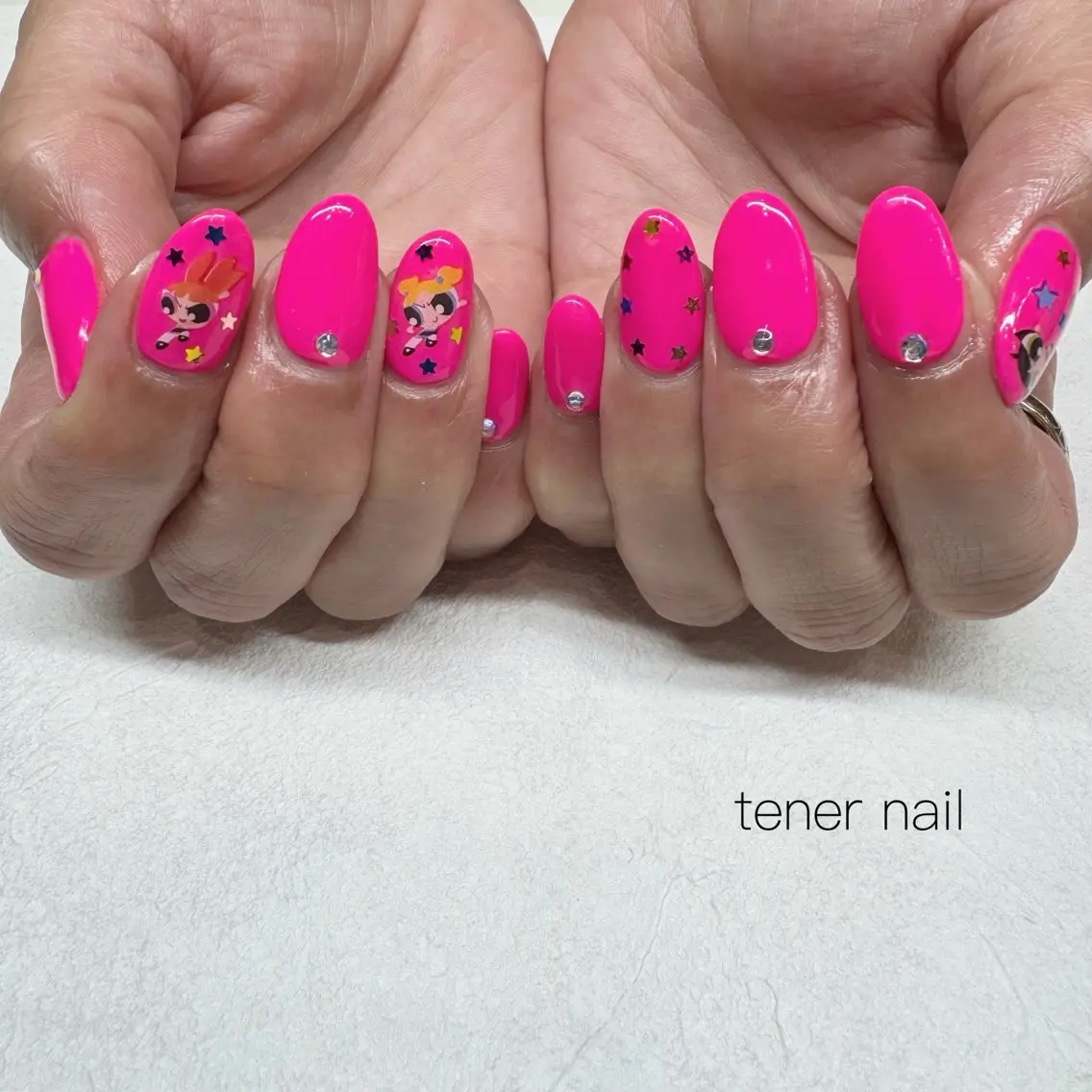 ネイル ピンク ハンドネイル テネルネイル tener nailのネイルデザイン