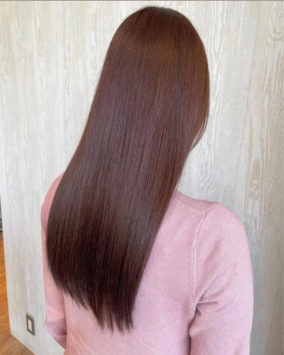 ロング カラー ブリーチ ダブルカラー ブリーチなしカラー ヘアカラー トリートメント 河合秀明/ショート /ボブ/レイヤーのヘアスタイル