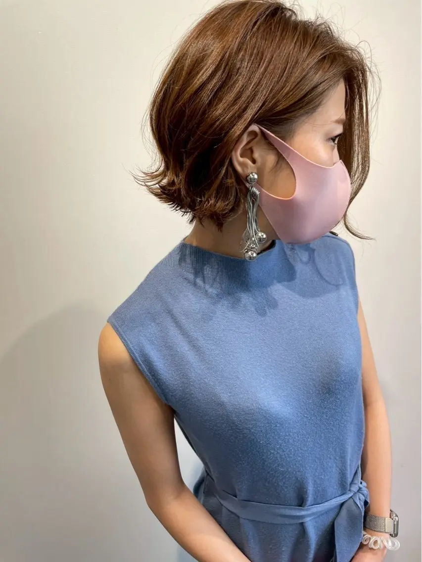 ショート ショートボブ ボブ ショートヘア HAKU 津久野のヘアスタイル