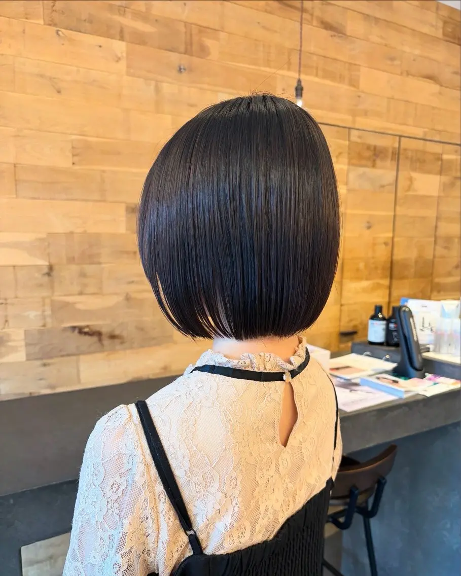 ショート 工藤 璃乃 /ぱつっとボブのヘアスタイル