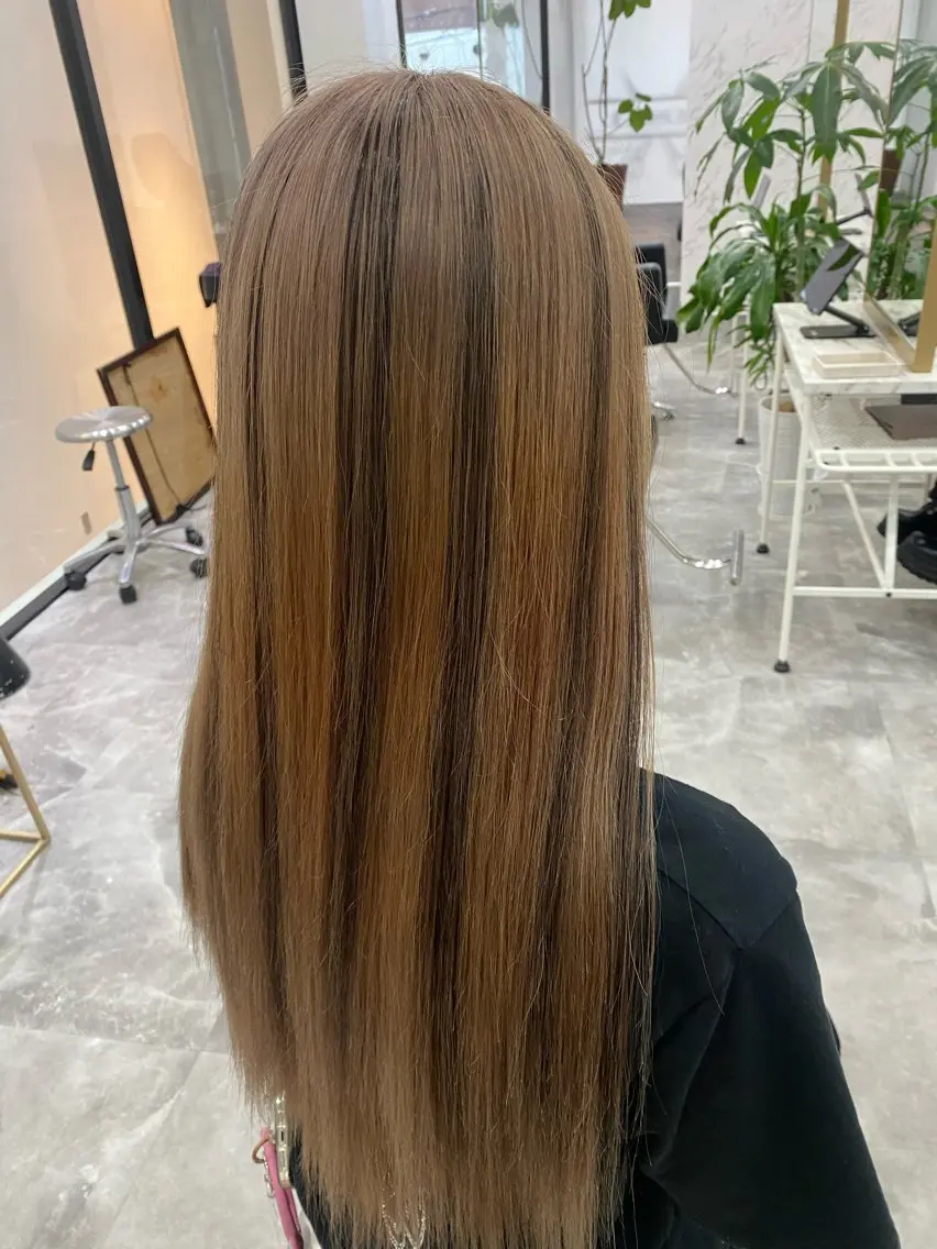 ロング エクステ ヘアカラー belle   / kaede🍁のヘアスタイル