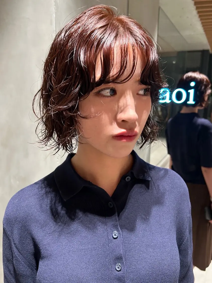 cut ➕bob permの写真
