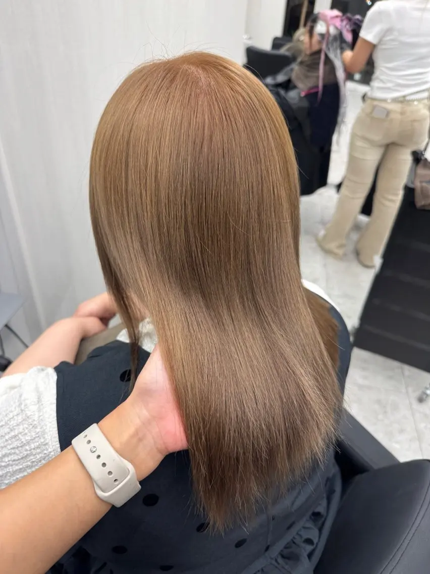 カラー りこ / 透明感カラー🎀🫧のヘアスタイル