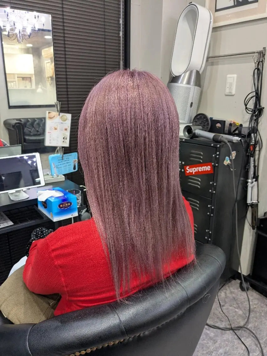 カラー 多田 遥香のヘアスタイル