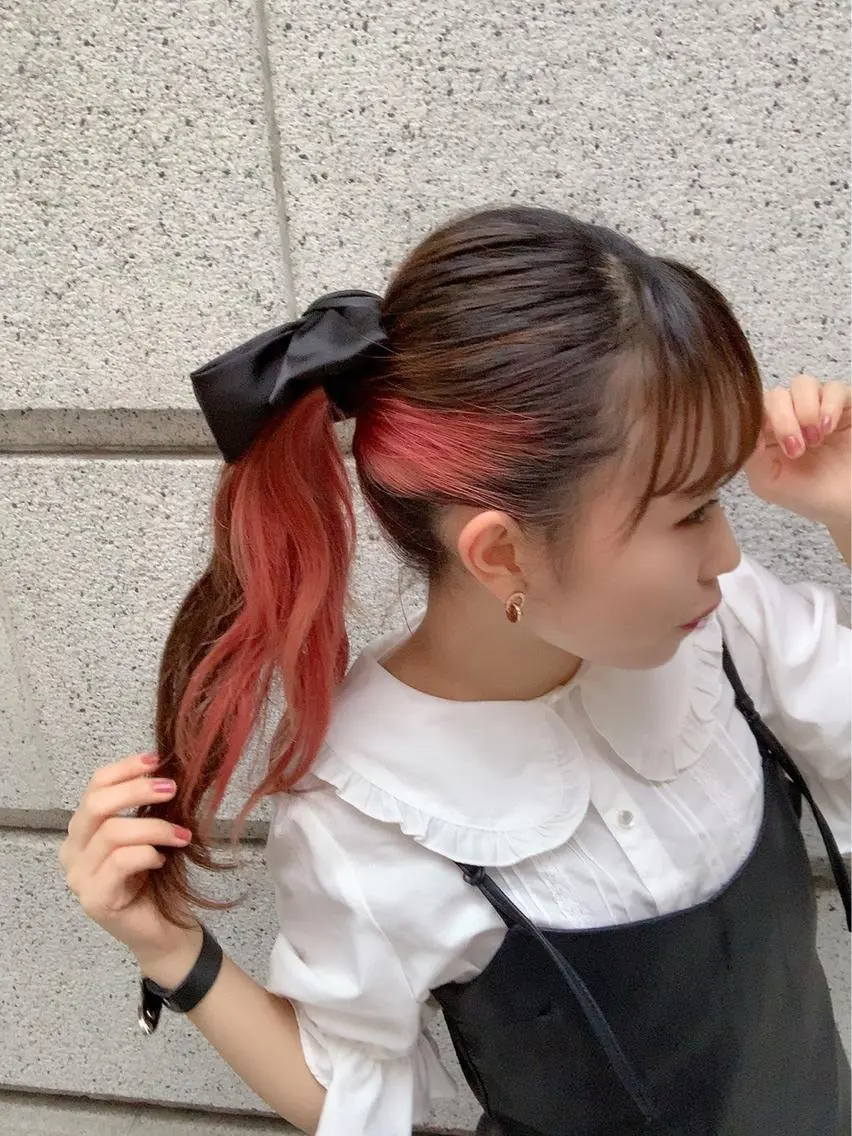 🤍🖤大人気✨韓国風インナーカラー🤍🖤+クイックトリートメント付き🫧🎀特別価格でのご案内です🎀🫧の写真