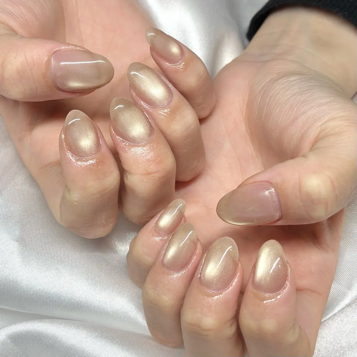 ネイル ジェルネイル マグネットネイル ハンドネイル Nail ヌシん家 AKANEのネイルデザイン