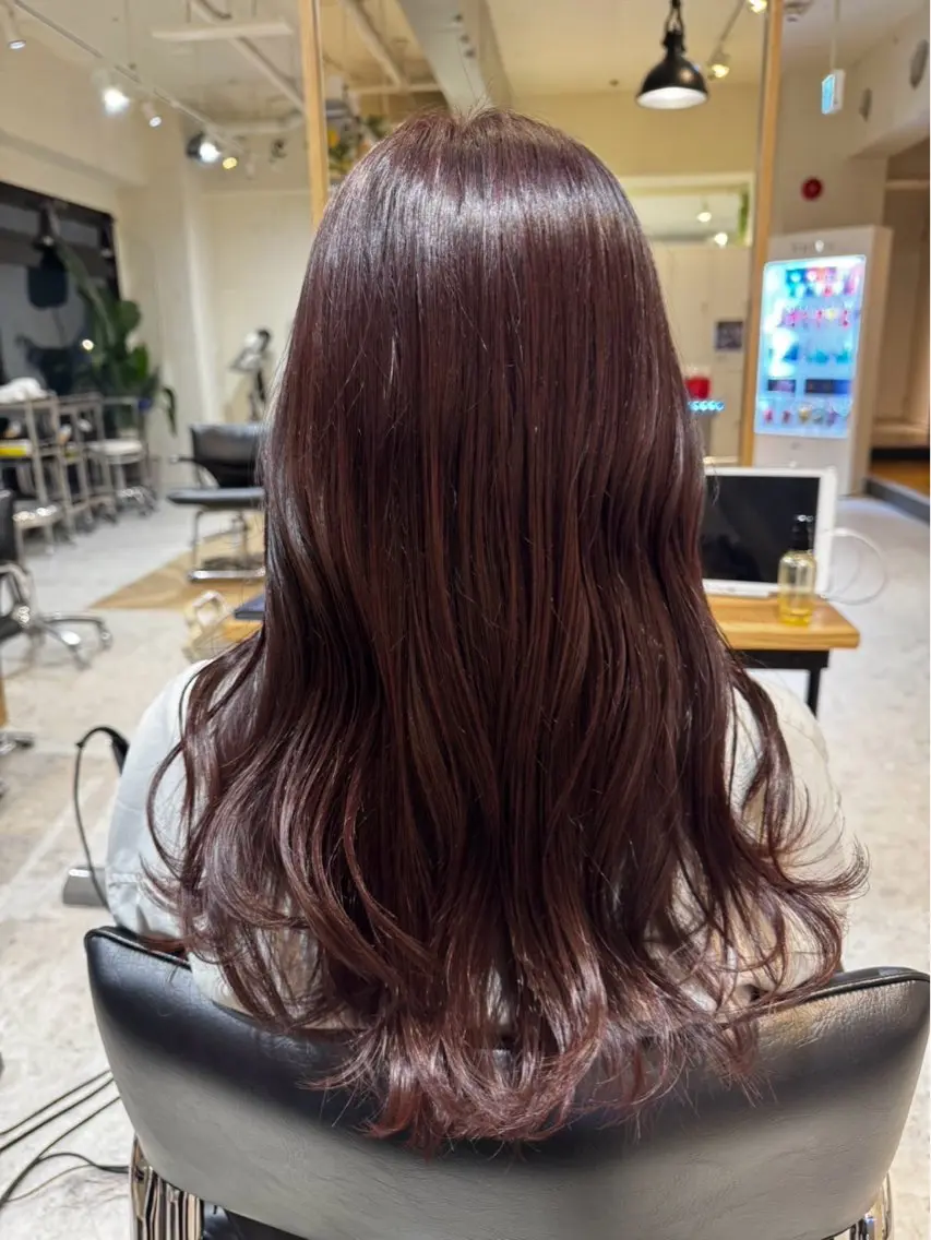 ロング ヘアカラー 鈴木 心花のヘアスタイル