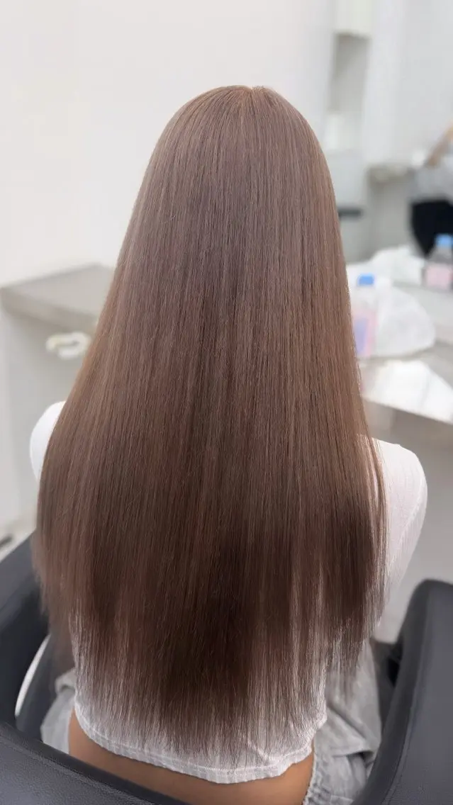 ロング カラー ヘアアレンジ ヘアカラー トリートメント ヘアセット 透明感カラー🎀艶髪 Anju/渋谷🎀のヘアスタイル