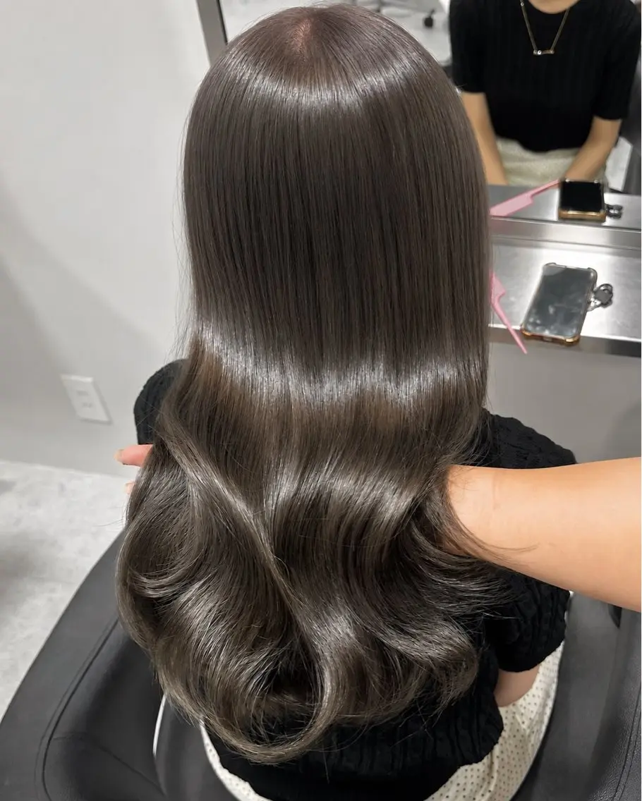 カラー ‎小倉/透明感カラー ‎🤍￤ゆうか🎀のヘアスタイル