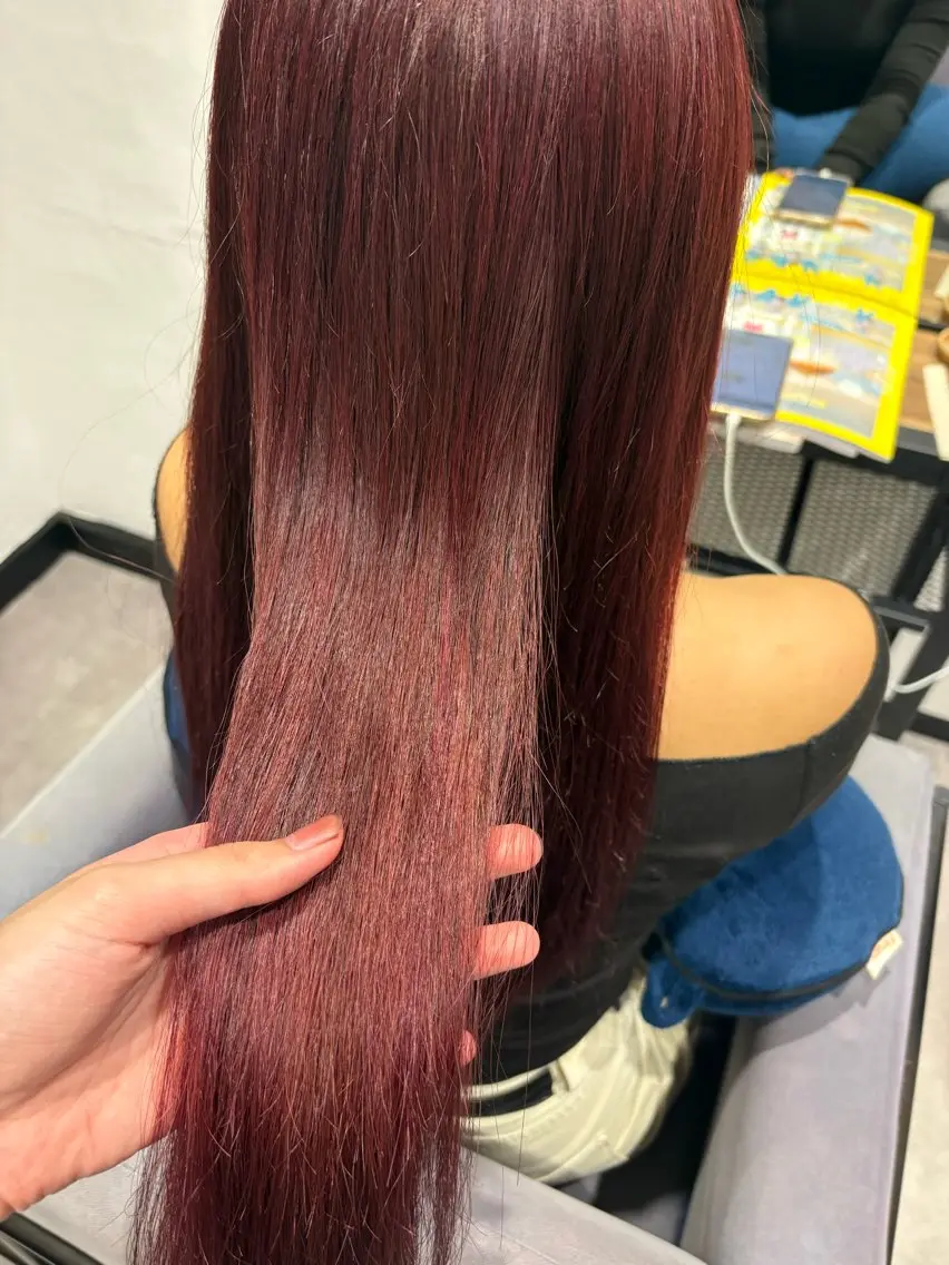 ロング カラー ブリーチ ダブルカラー ブリーチなしカラー ヘアカラー こと/都島 /ARCOIRISのヘアスタイル