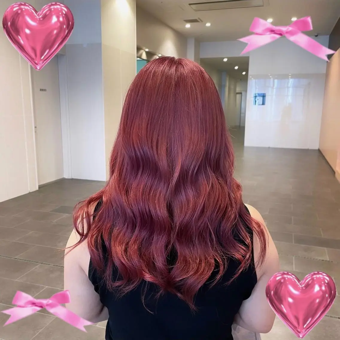 セミロング カラー ラベンダーカラー ピンクカラー ピンクラベンダー 梅田/グランフロント /韓国風ヘア🇰🇷のヘアスタイル
