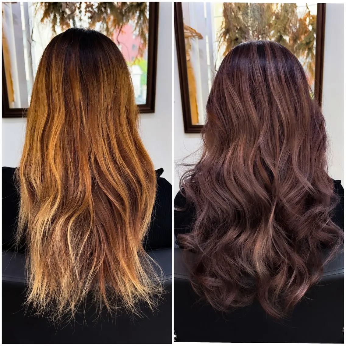 ロング カラー カット ヘアカラー トリートメント 椎葉 祐也のヘアスタイル