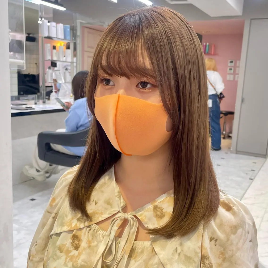 ミディアム カット ヘッドスパ ヘアセット うる艶トレンドヘア 🕊️上野BABYのヘアスタイル