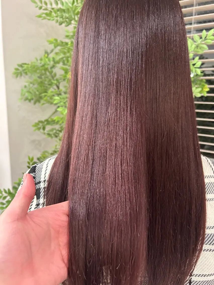 ミディアム カラー ヘアカラー トリートメント ヘアセット 💙まこと💙艶 カラー(Rico)のヘアスタイル