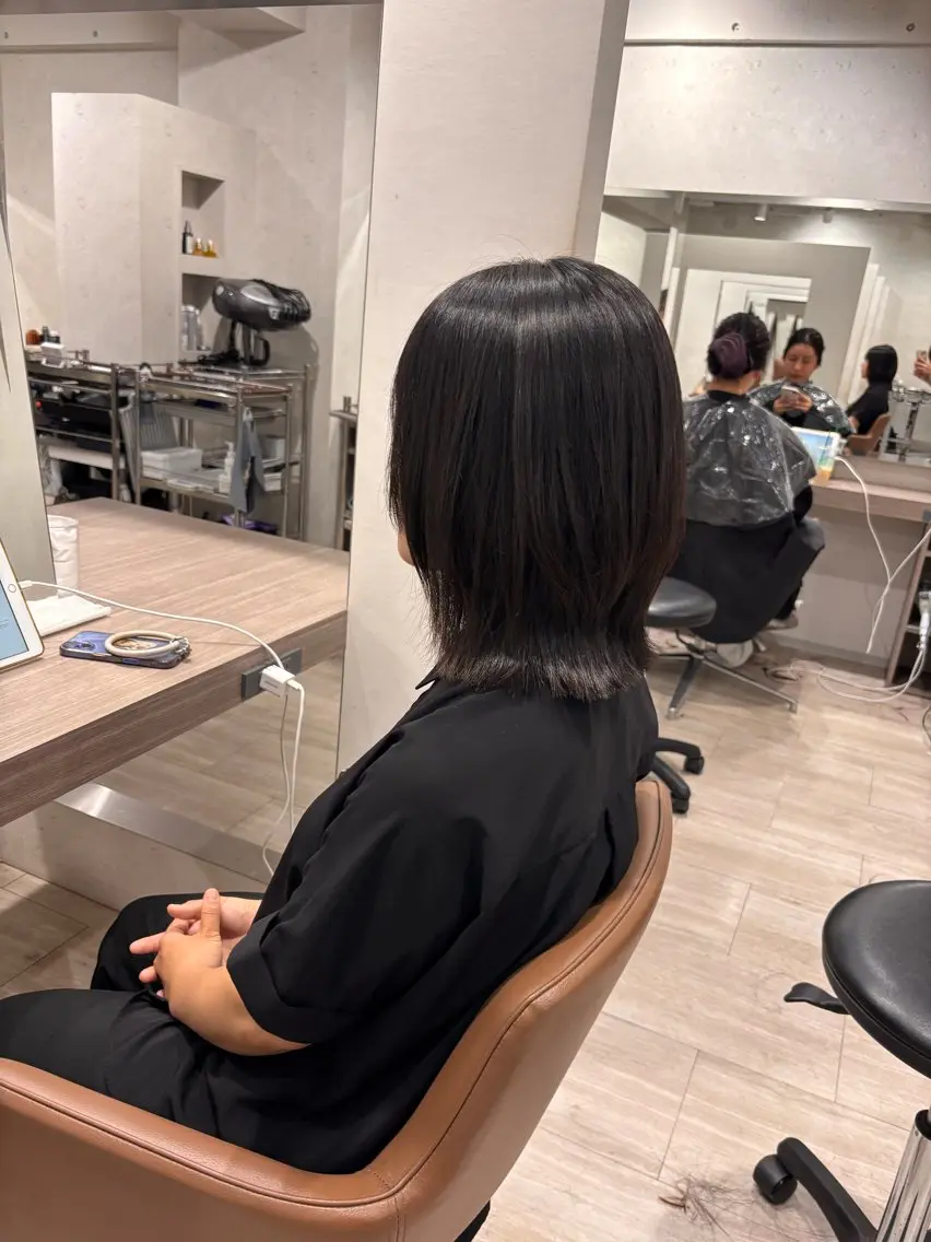 ミディアム 🫧レイヤー/パーマ /表参道🫧yukiのヘアスタイル