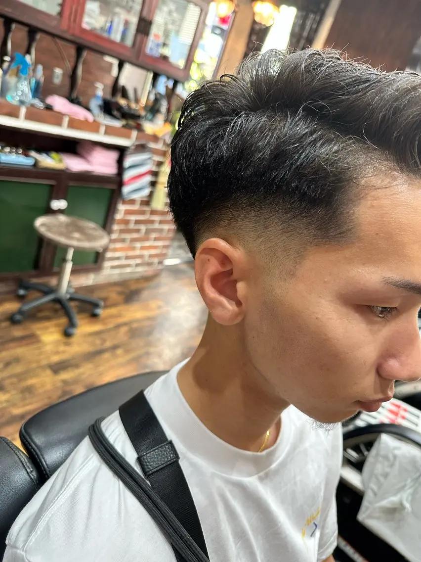メンズ フェードカット スキンフェード 💈ヤハギ カズキ　barberのヘアスタイル
