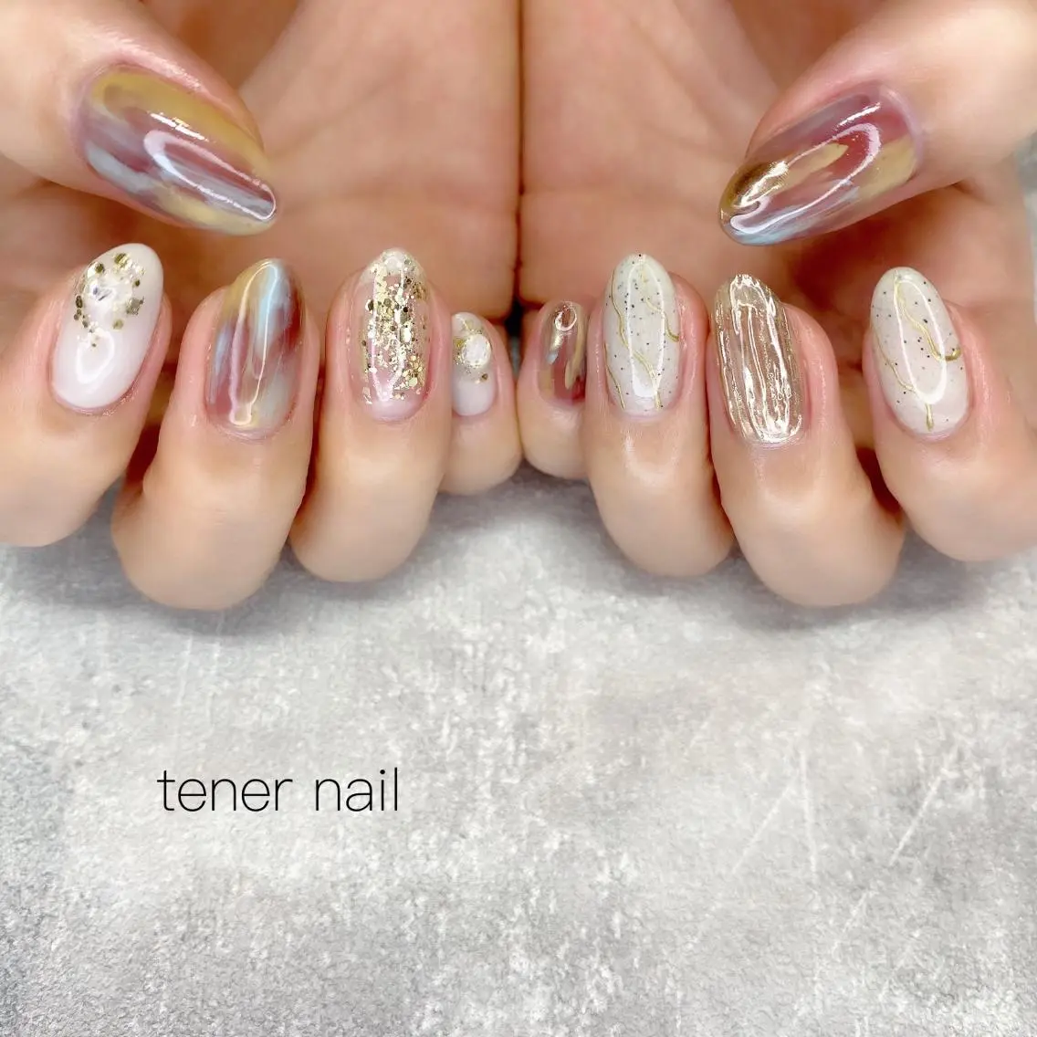 ネイル ニュアンスネイル テネルネイル tener nailのネイルデザイン