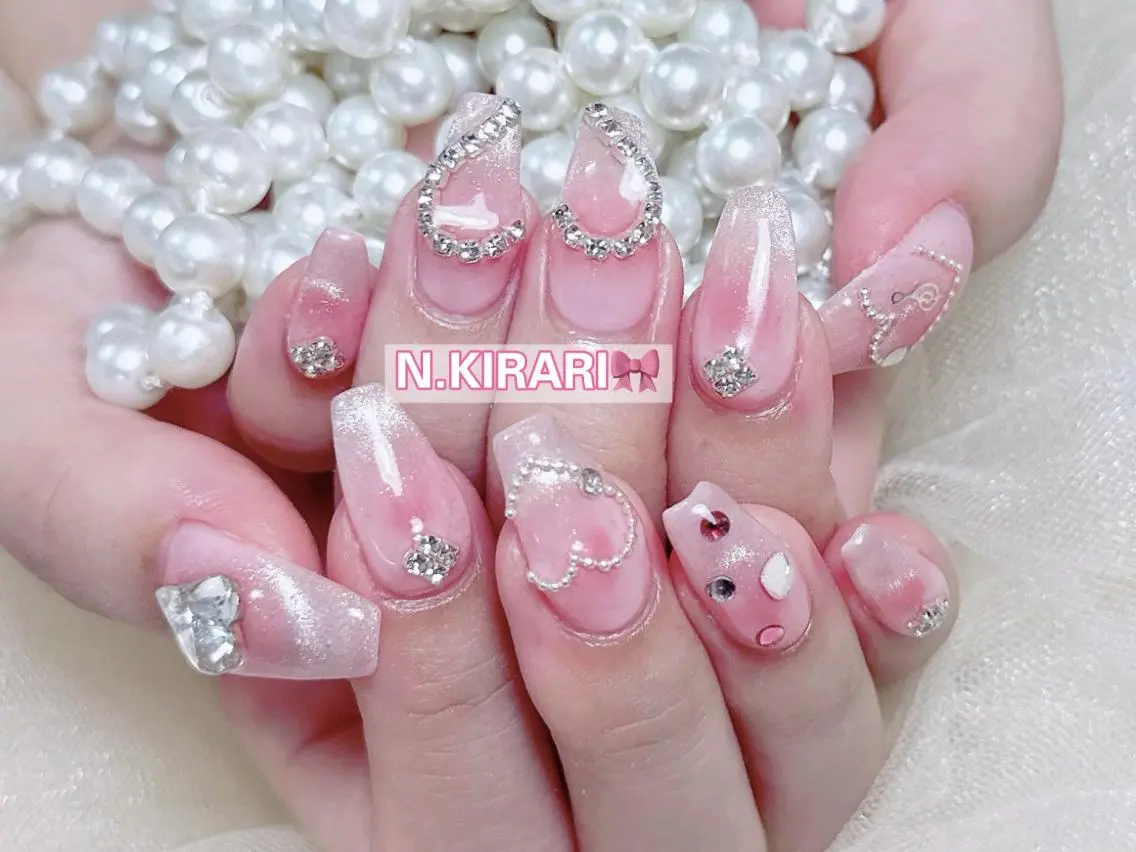 ネイル 🎀 ユズ 🎀のネイルデザイン