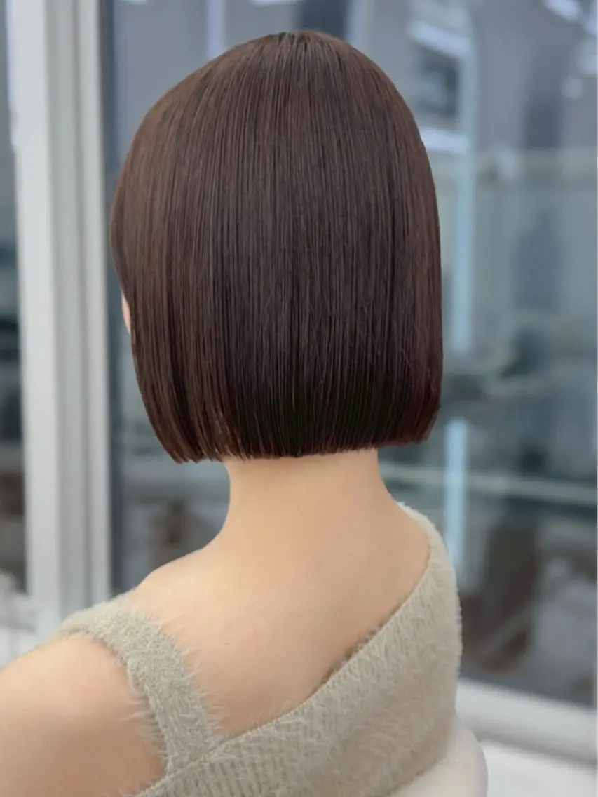 ショート 似合わせボブカット 透明感カラーしょうたのヘアスタイル