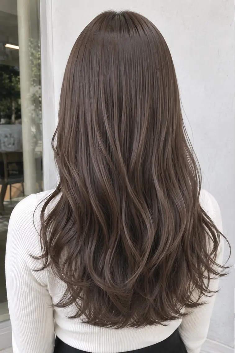 ロング カラー ヘアカラー CORE ちなのヘアスタイル