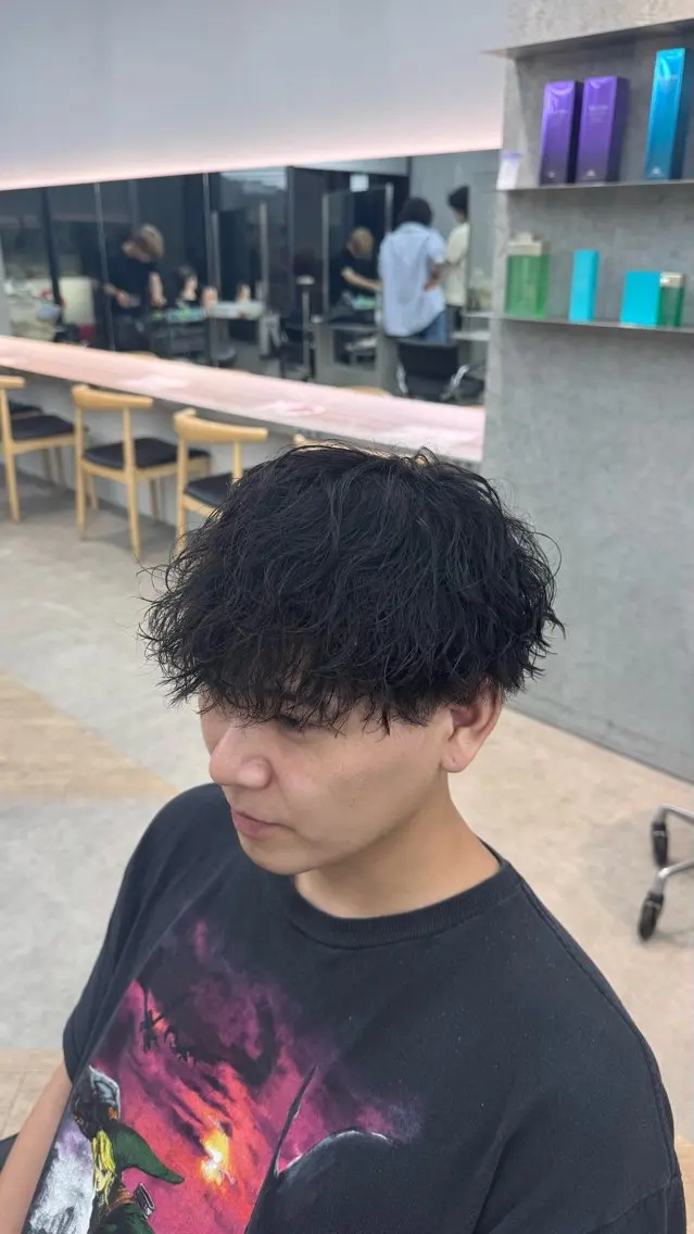 パーマ メンズ カット パーマ 名古屋栄パーマ/ fifth栄/秀虎のヘアスタイル
