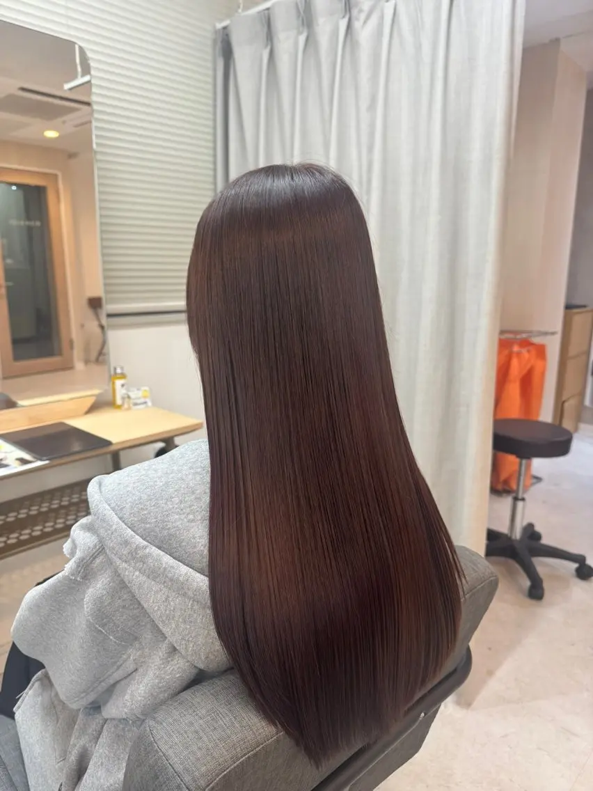 ロング カット ヘアカラー 艶髪カラー😊 西久保光✂️のヘアスタイル