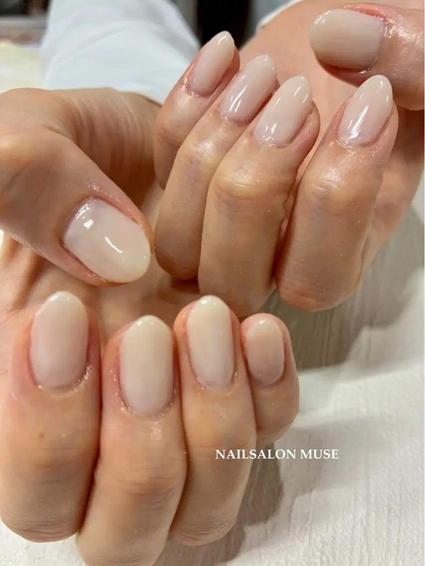 ネイル ジェルネイル マグネットネイル ワンカラーネイル パラジェル ハンドネイル Nail Salon MUSE    Aiのネイルデザイン