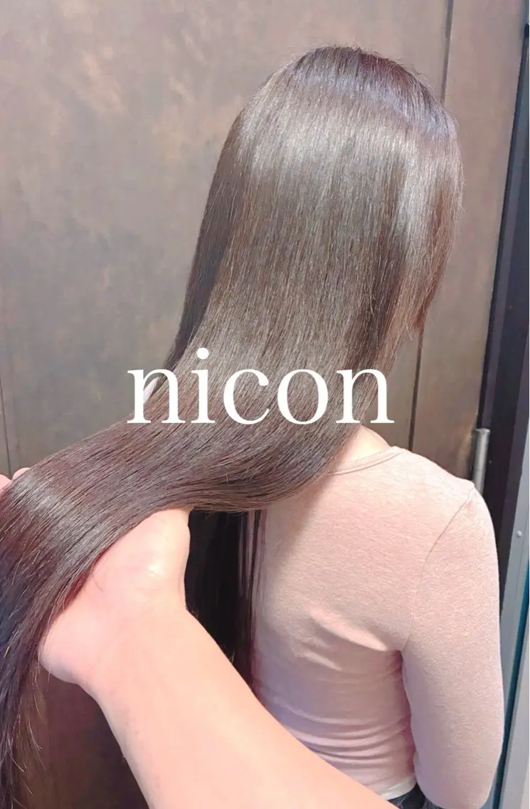 ロング 髪質改善 髪質改善カラーのヘアスタイル