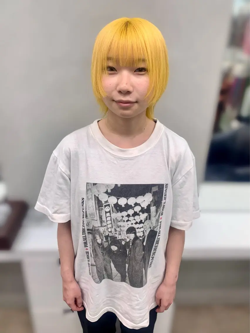 ショート カラー ヘアアレンジ ヘアカラー トリートメント 個性爆弾💣 ダブルカラー/ゆかのヘアスタイル
